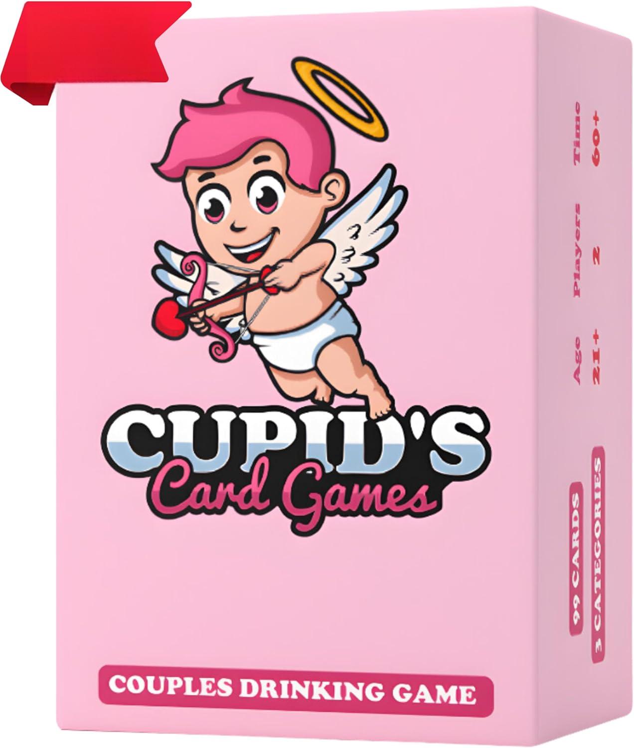 Cupid's Card Games  Couples Drinking Game for Adult Only Date Nights