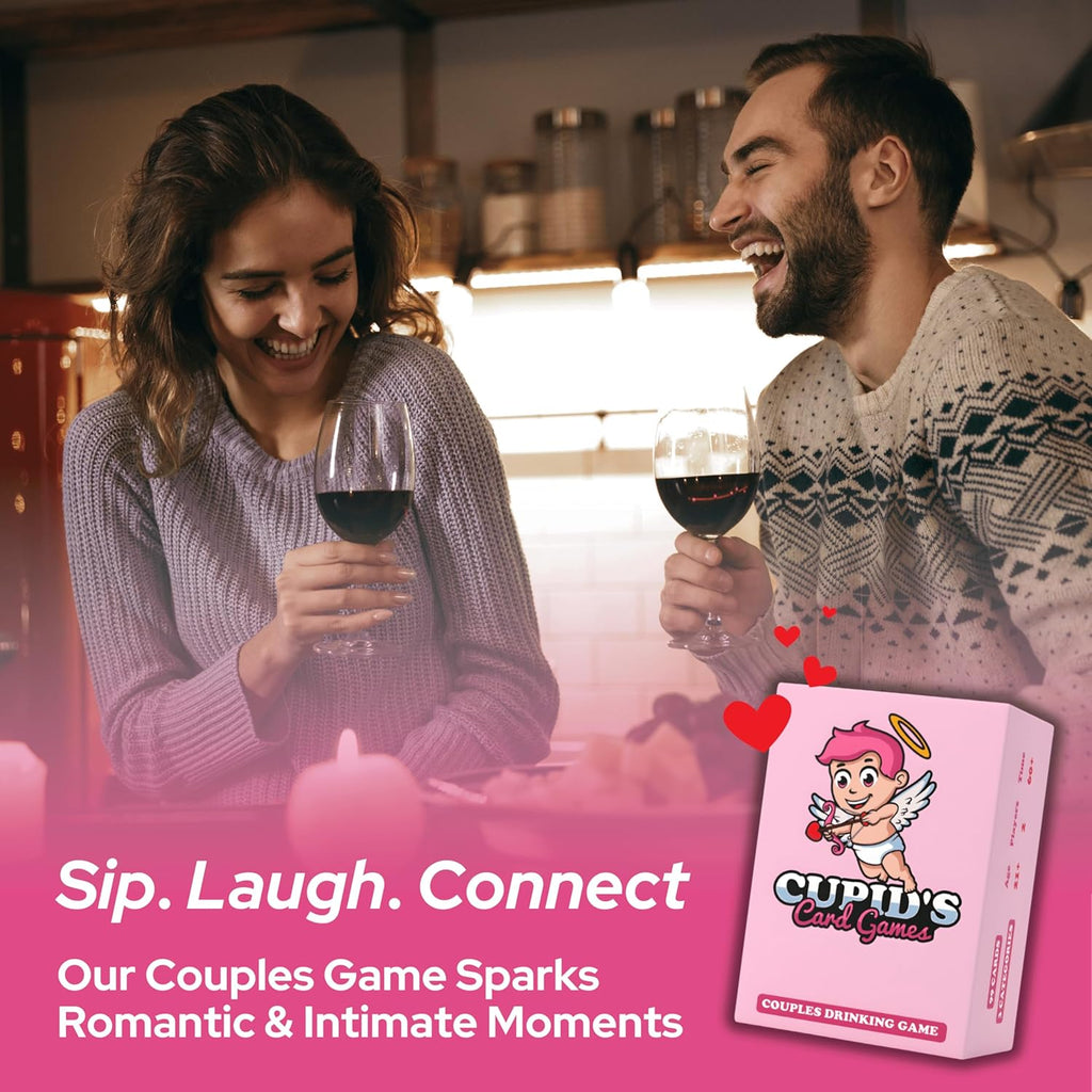 Cupid's Card Games  Couples Drinking Game for Adult Only Date Nights