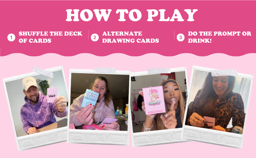 Cupid's Card Games  Couples Drinking Game for Adult Only Date Nights